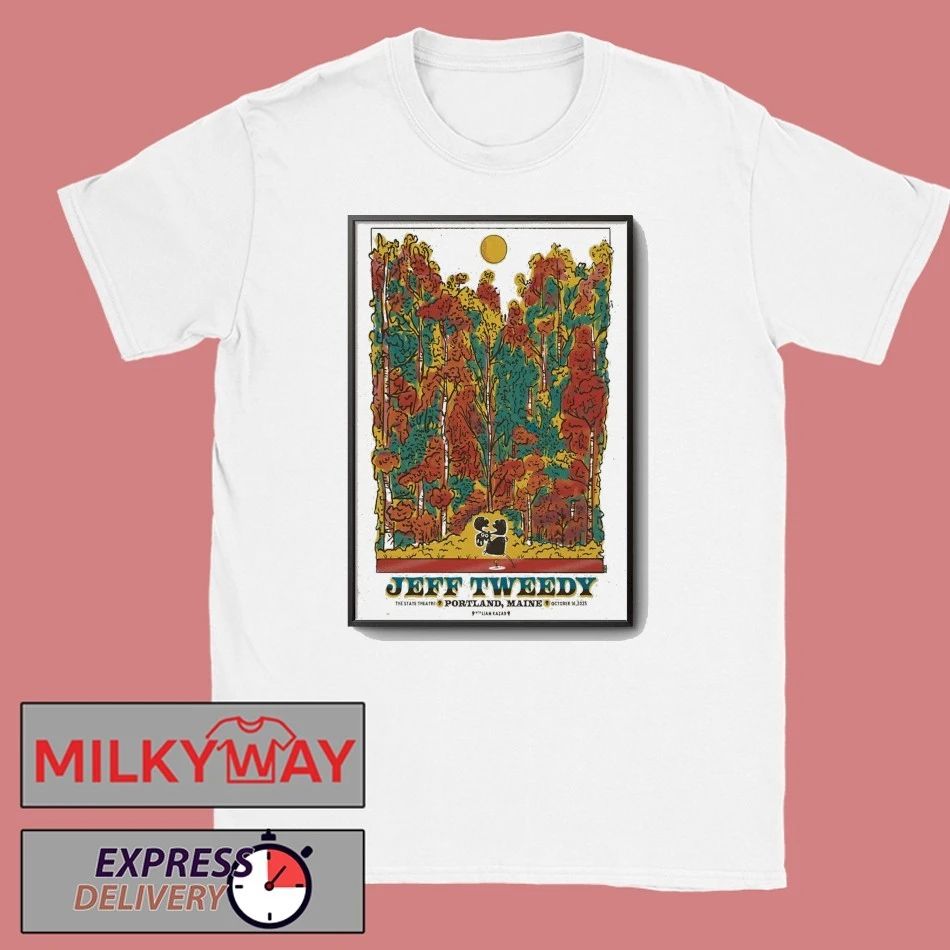Jeff Tweedy Oct 16 2025 State Theatre in Portland Maine Poster shirt