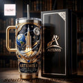 Artemis II Luxury Gold Commemorative 40oz YETI Tumbler With Handle