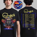 Clutch Suffer No Evil Tour 2026 Merch With Dates Back Two Sided Shirt