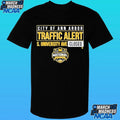Michigan Wolverines 2026 Ncaa Men’s Basketball National Champions City Of Ann Arbor Traffic Alert S. University Ave Closed Shirt