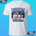 Los Angeles Baseball Threepeat Loading Signatures Shirt