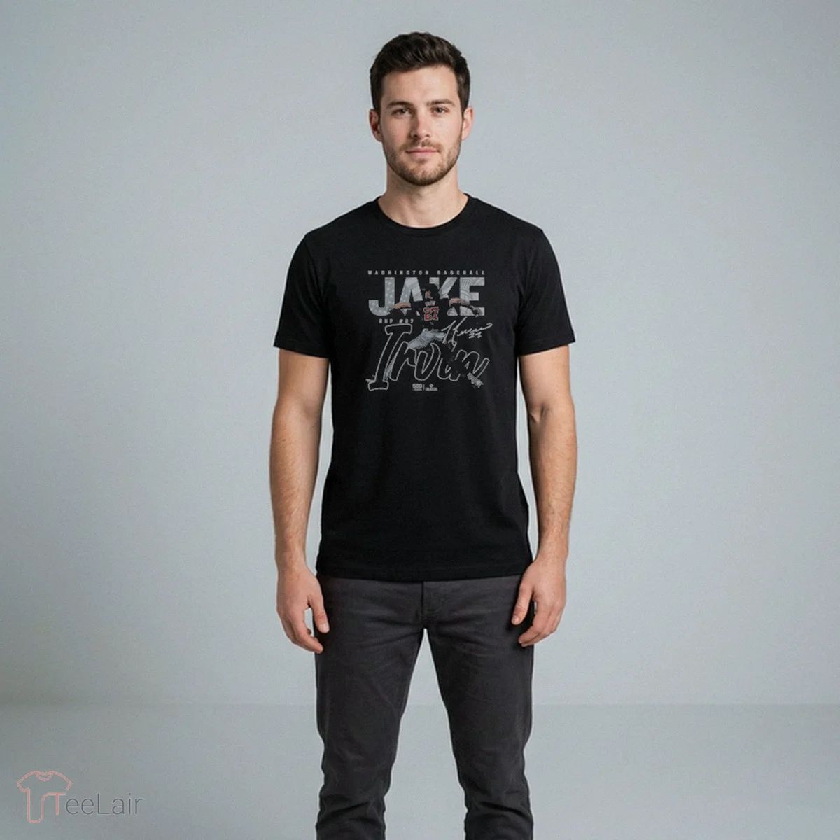 Jake Irvin Washington Player Name WHT Shirt