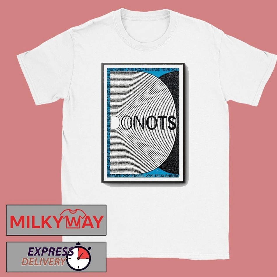 Donots 2025 Tour Australia Poster shirt