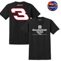 Dale Earnhardt Richard Childress Racing Team Collection Black Goodwrench Service Plus Sponsor Lifestyle Two Sided Shirt