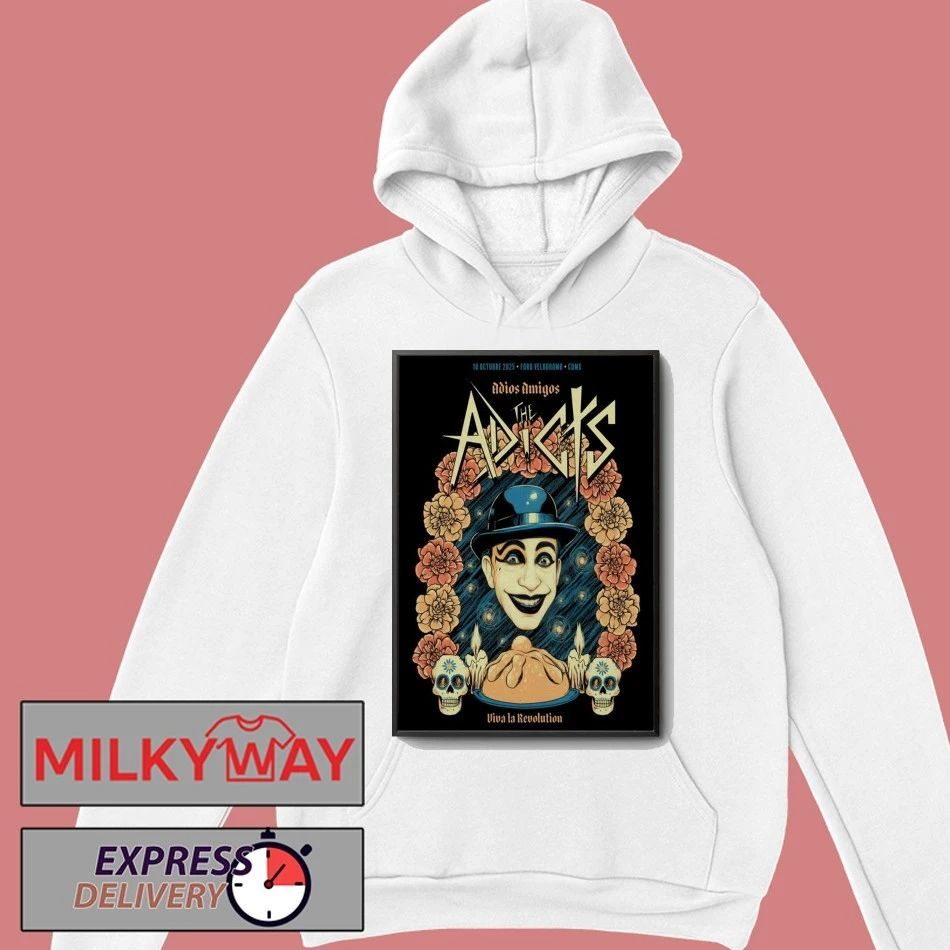 The Adicts Carpa Velodromo CDMX 10.10.2025 Poster shirt