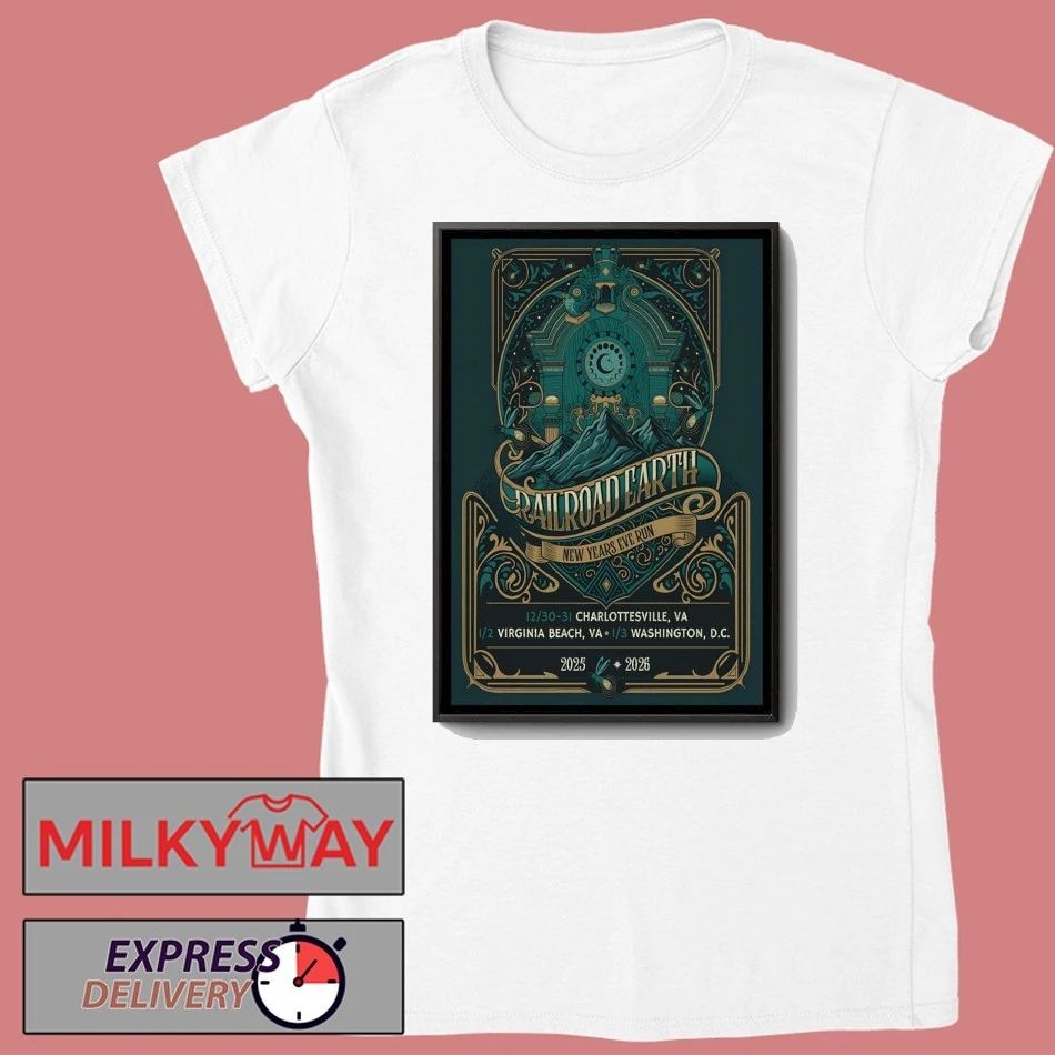 Railroad Earth 1.3.2026 Washington D.C Poster shirt