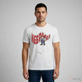 Nebraska Waving Flag Vintage T-Shirt