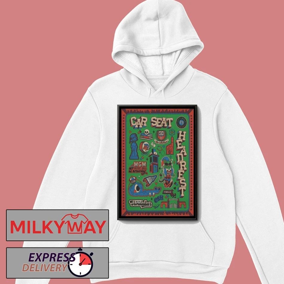 Car Seat Headrest Boston MA 2025 Poster shirt