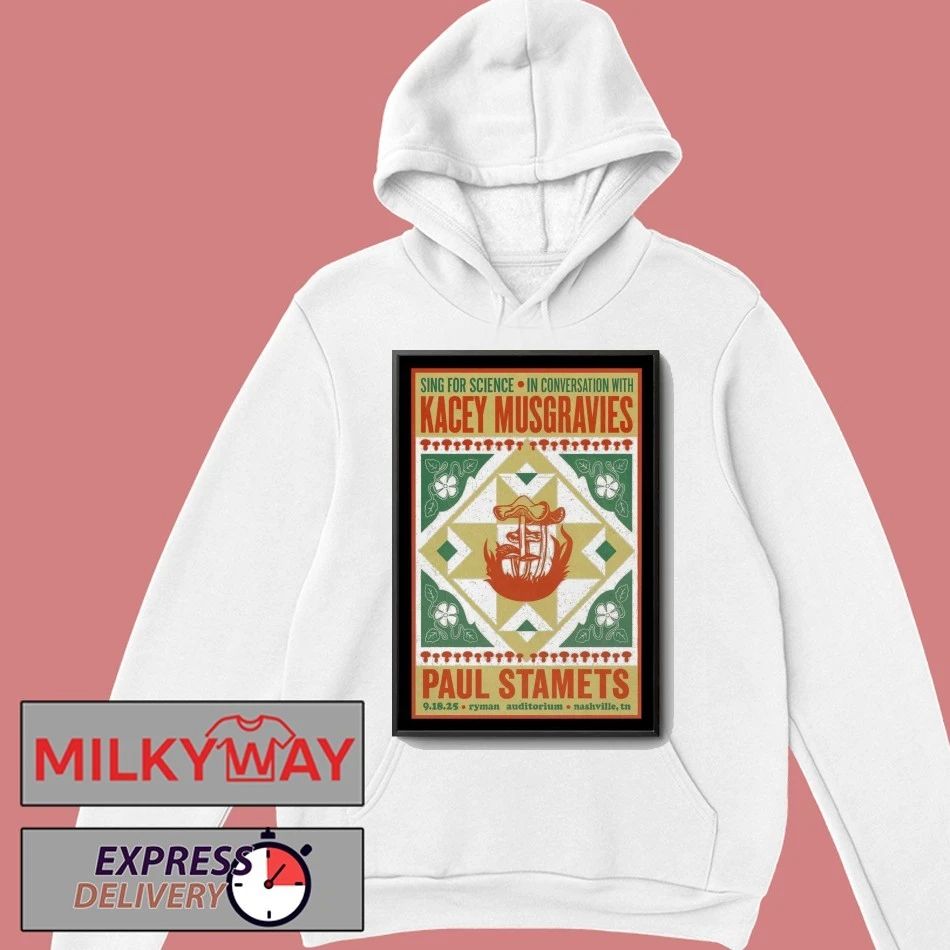 Kacey Musgraves and Paul Stamets Nashville, TN 2025 Event Poster shirt