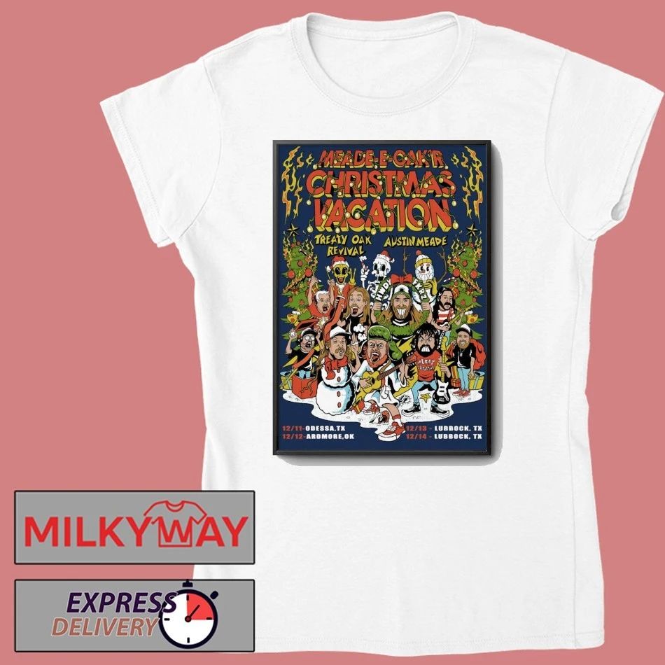 Austin Meade And Treaty Oak Revival Dec 12 2025 Ardmore OK Poster shirt