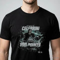 Macklin Celebrini San Jose 100 Points WHT Shirt