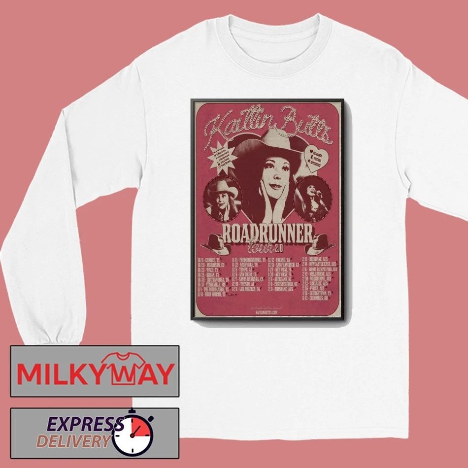 Kaitlin Butts The Roadrunner 2025 Tour Poster shirt