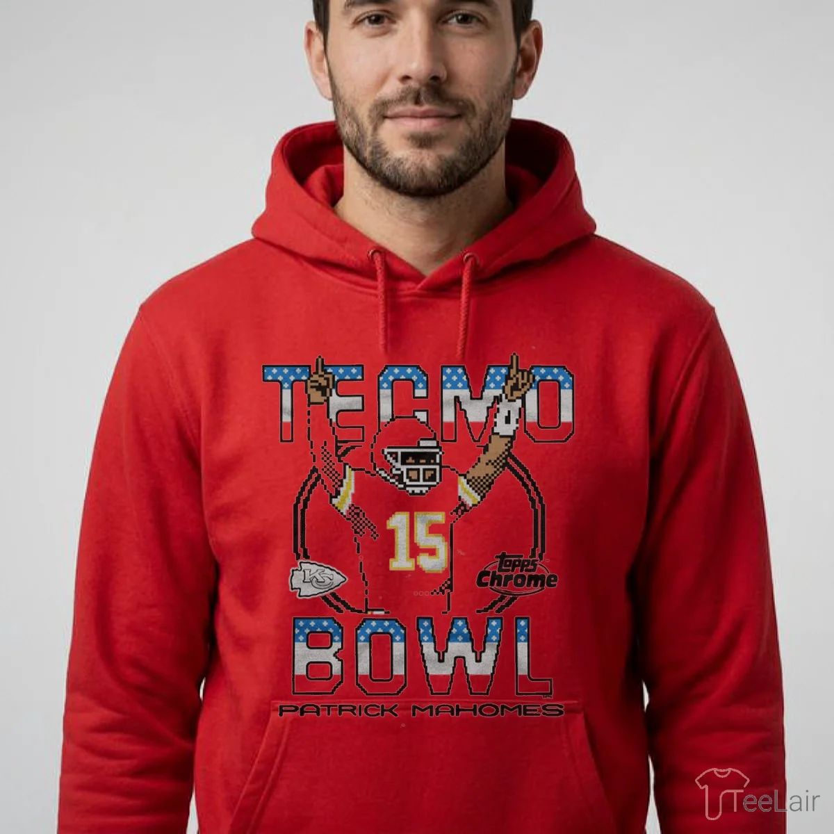Tecmo Bowl X Topps Chrome Chiefs Patrick Mahomes Shirt
