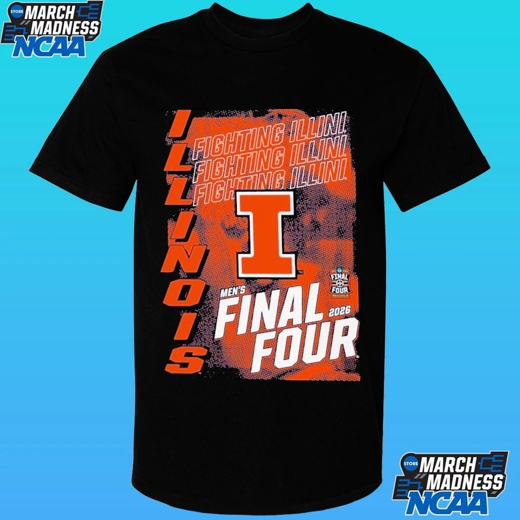 Illinois Fighting Illini Outerstuff Youth 2026 Ncaa Men’s Basketball Tournament March Madness Final Four Shirt