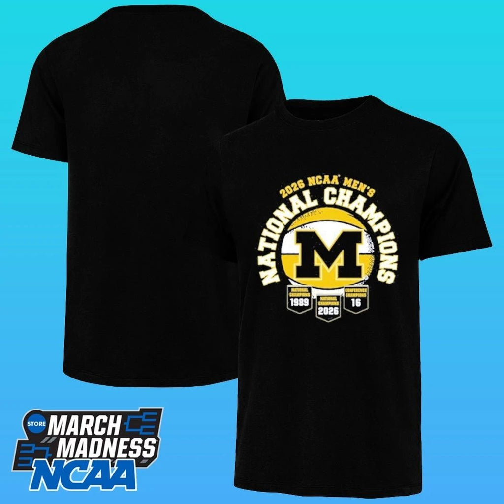 Summit Sportswear Michigan Wolverines 2026 Men’s Basketball National Shirt
