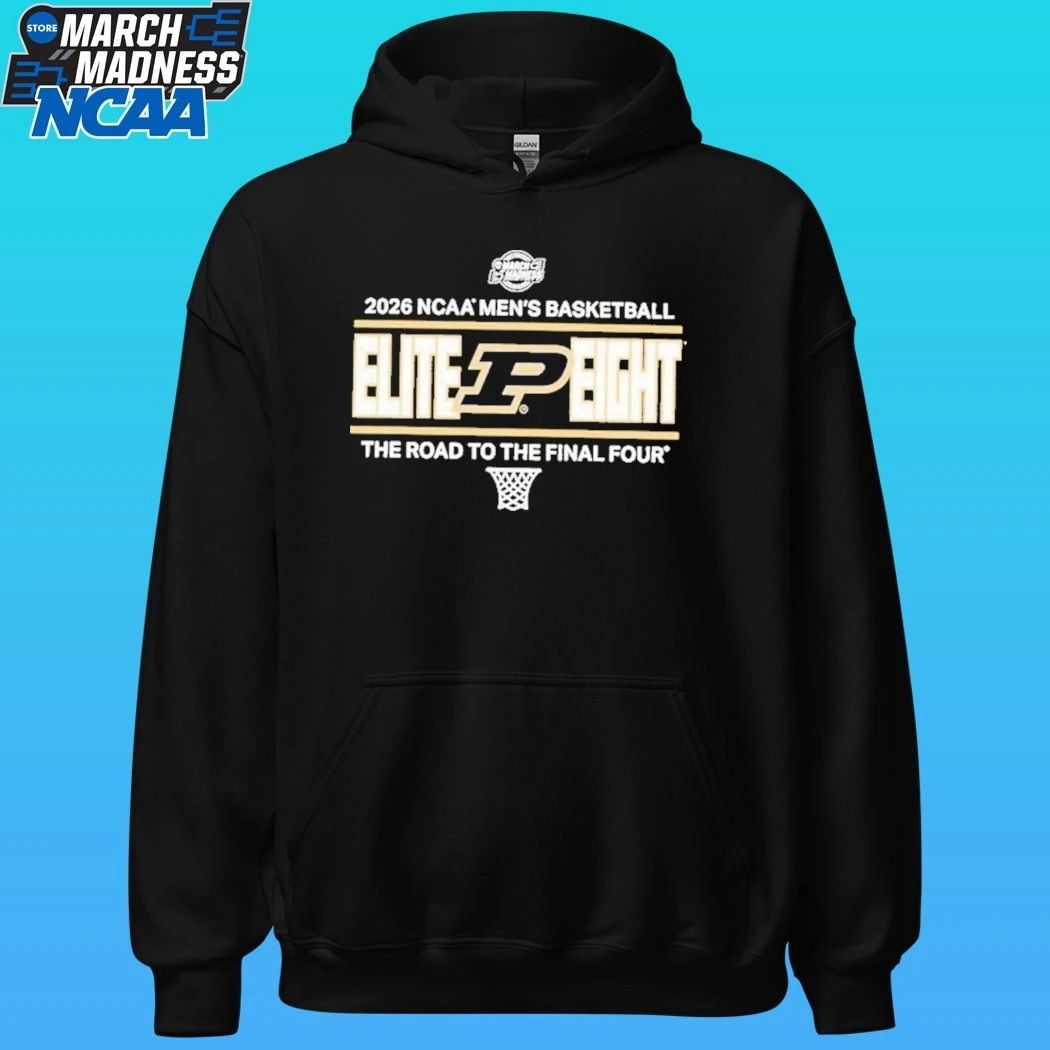 Purdue Boilermakers 2026 Men’s Basketball Elite 8 The Road To The Final Four March Madness Shirt