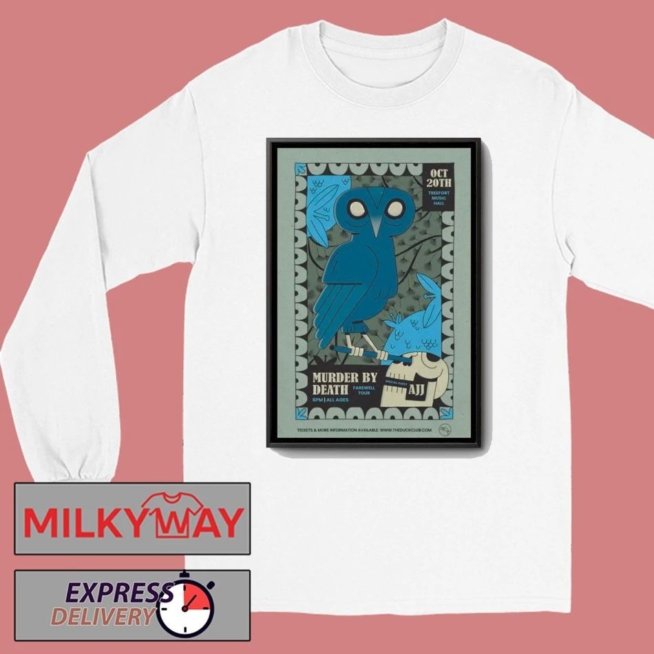 Murder By Death Treefort Music Hall Boise Poster shirt