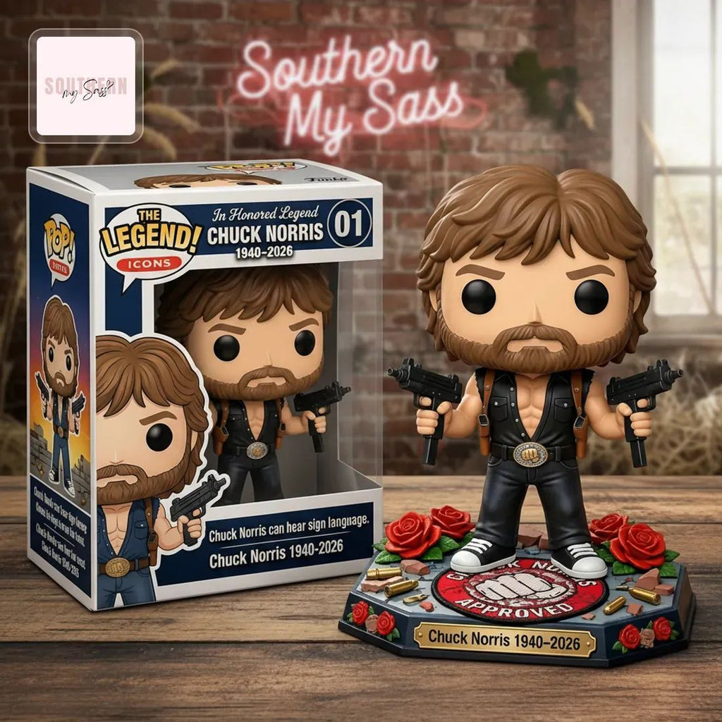Chuck Norris In Honored Legend 1940-2026 Pop Figure Doll