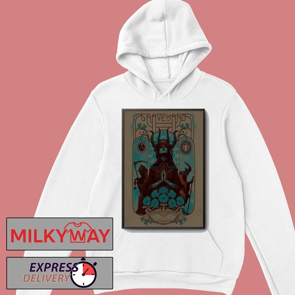 GRAVEYARD 10.11.2025 Backstage Munich Germany Poster shirt