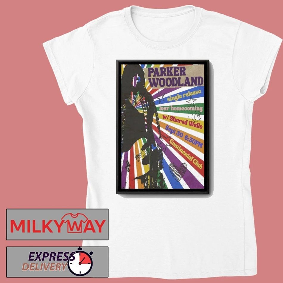 Parker Woodland Sept 30 2025 Continental Club Austin TX Poster shirt