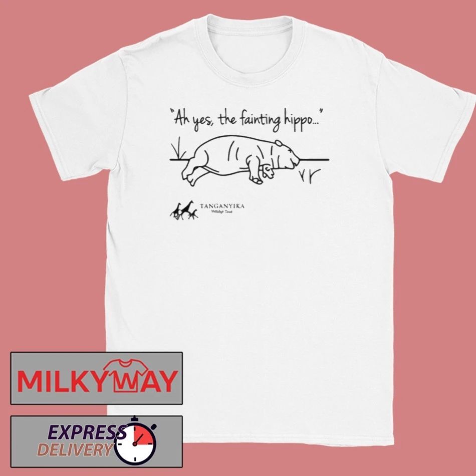 Tanganyika Wildlife Park Fainting Hippo Shirt