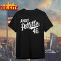 Andy Pettitte 46 Shirt Minimalist Text Shirt