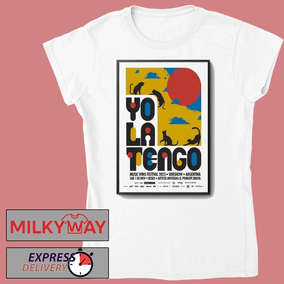Nov 1, 2025 Yo La Tengo Deseo, Buenos Aires, Argentina Poster shirt