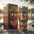 Sydney Roosters Tri-Colours Glory Gold Luxury 40oz Tumbler