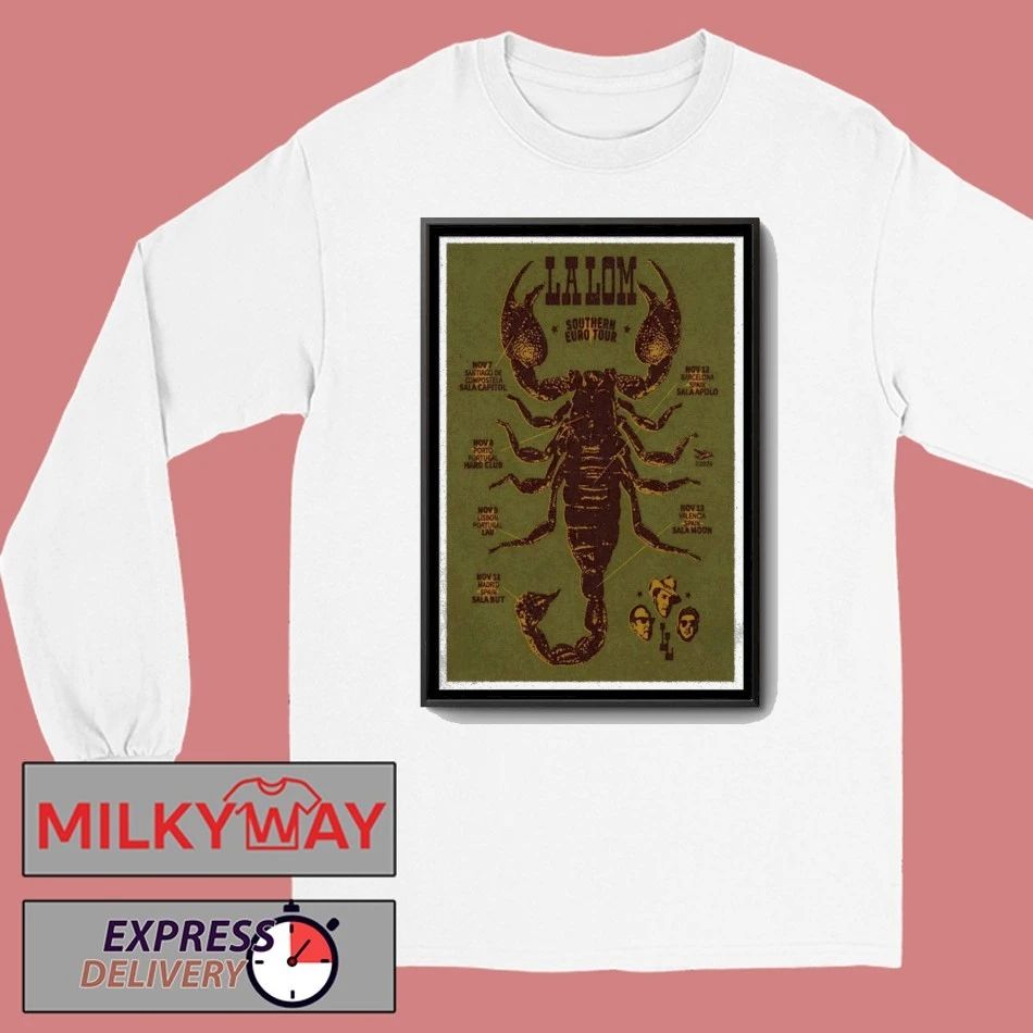Lalom Europe Tour 2025 Poster shirt