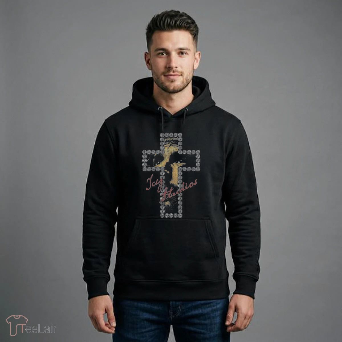 Diamond Cross Graphic T-Shirt