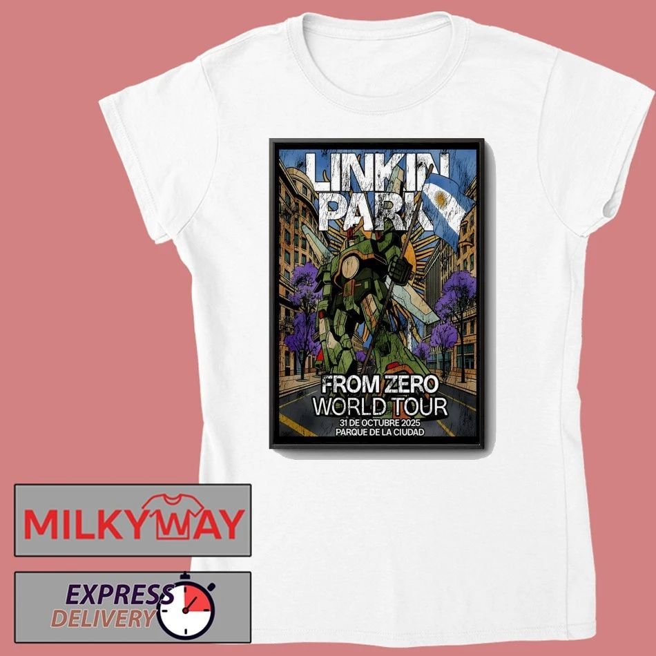 Linkin Park Argentina Tour 2025 Poster shirt