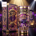 Prince Purple Royalty Luxury 40oz Diamond Embellished Tumbler With Handle