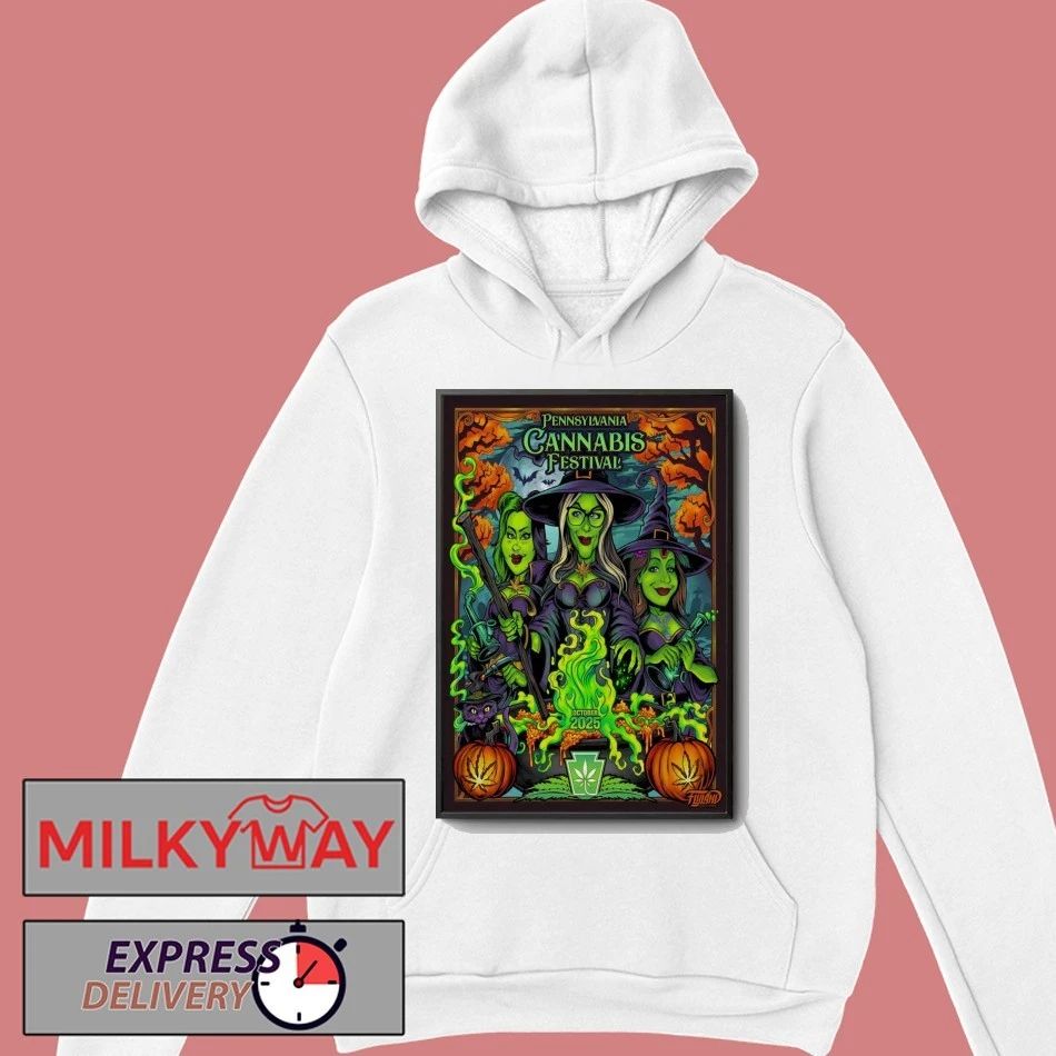 Pennsylvania Cannabis Festival October 2025 Shows Poster shirt