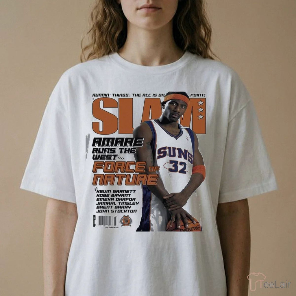 Slam Magazine Amare Runs The West Force Of Nature 2026 Shirt