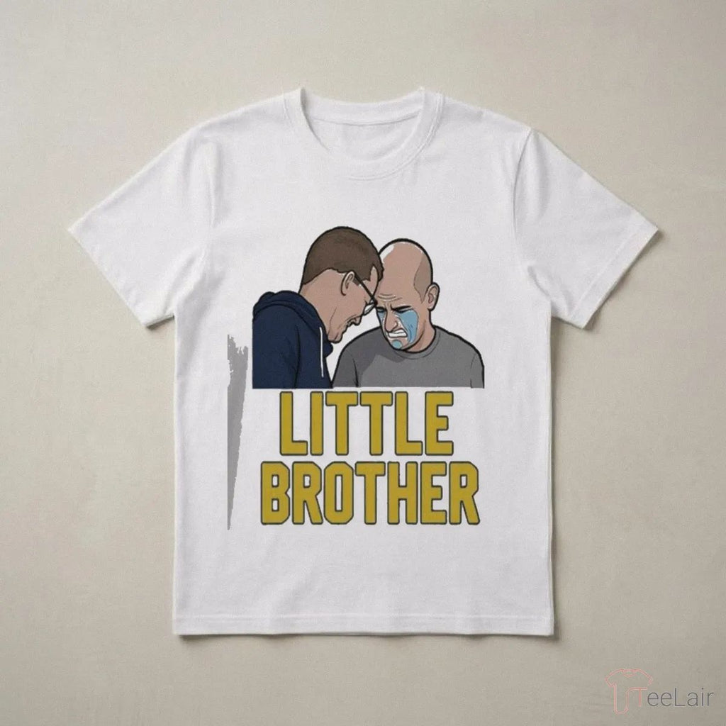 Michigan Wolverines Vs Uconn Huskies Dusty May And Dan Hurley Funny Little Brother Crying Shirt