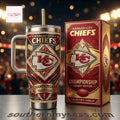 Kansas City Chiefs Championship Legacy Collector’s 40oz Tumbler with Handle