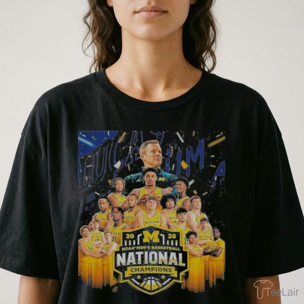 Michigan Wolverines Champions NCAA Men’S Basketball National Champions 2026 The Kings Of College Basketball Shi