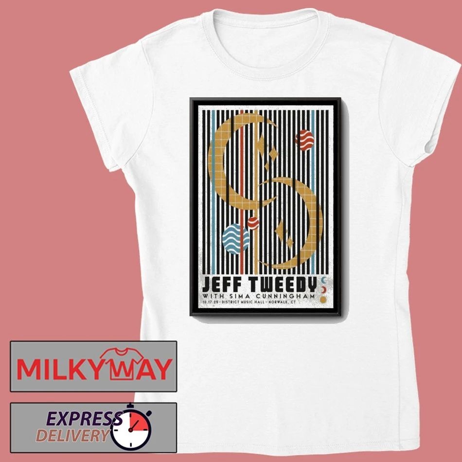 Jeff Tweedy Wilco Event Norwalk, CT 2025 Poster shirt