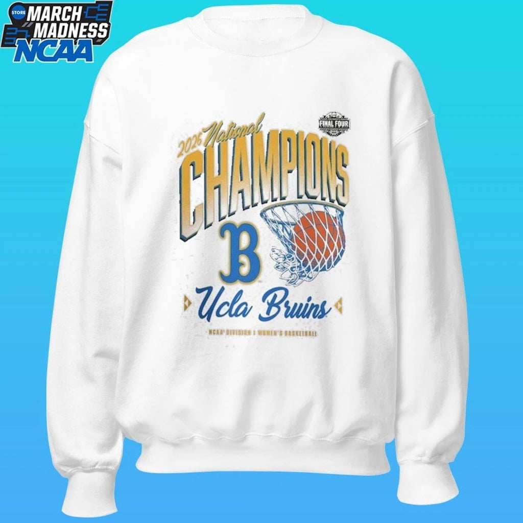 Ucla Bruins 2026 NCAA Women’s Basketball National Champions Pressure Pulse Shirt
