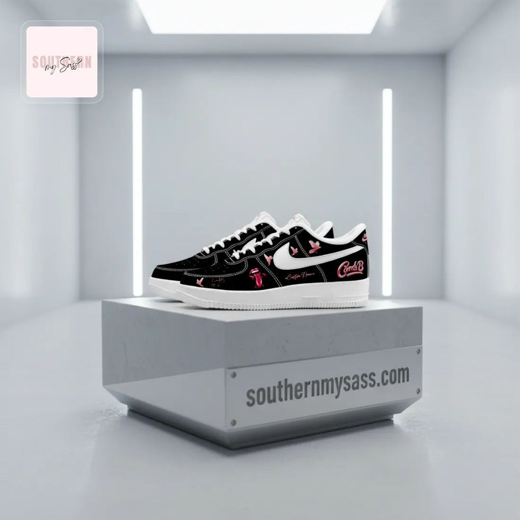 Cardi B Custom Name Air Force 1 Sneakers