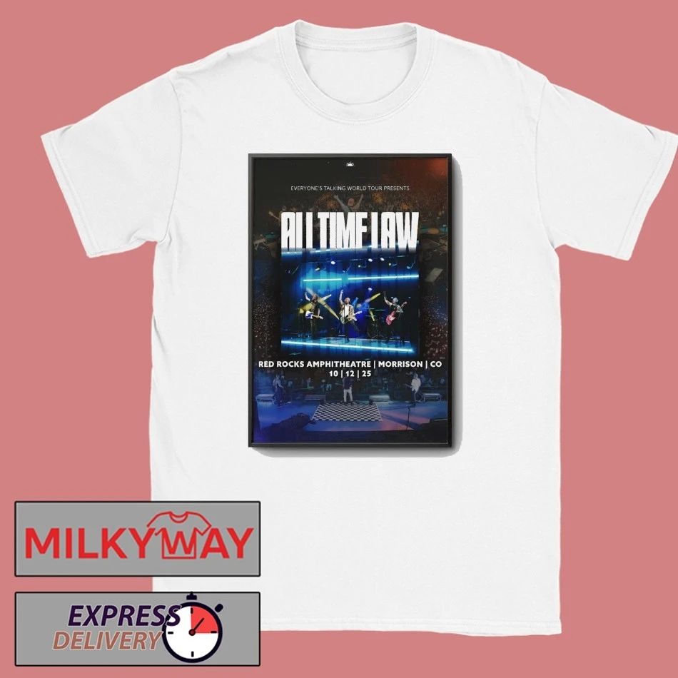 All Time Low Red Rocks Amphitheatre Show On Oct 12 2025 Poster shirt
