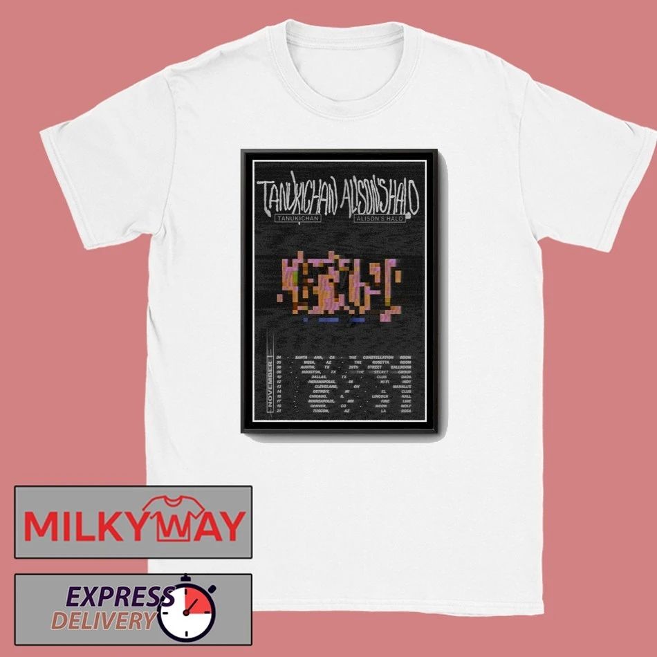 Tanukichan & Alison’s Halo November Show 2025 Poster shirt