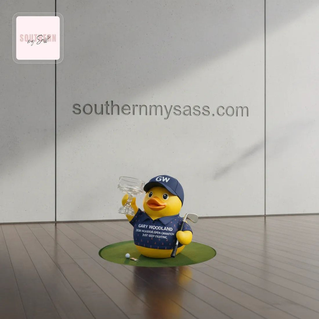 Gary Woodland 2026 Houston Open Champion Golf Rubber Duck