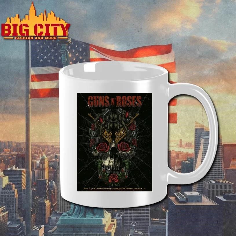 Guns N Roses World Tour 2026 Brazil Poster Shirt