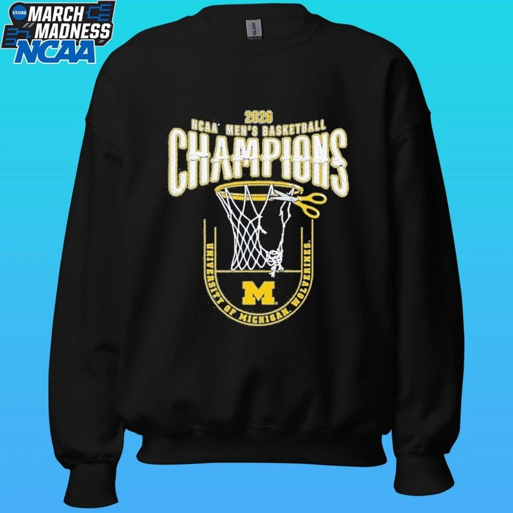 Michigan Wolverines 2026 NCAA Men’s Champions Basketball National Champions Shirt