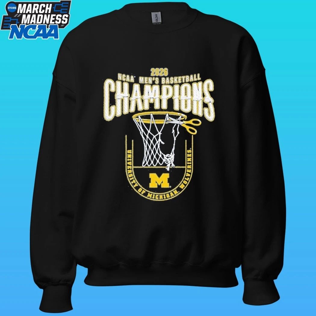 Michigan Wolverines 2026 NCAA Men’s Champions Basketball National Champions Shirt