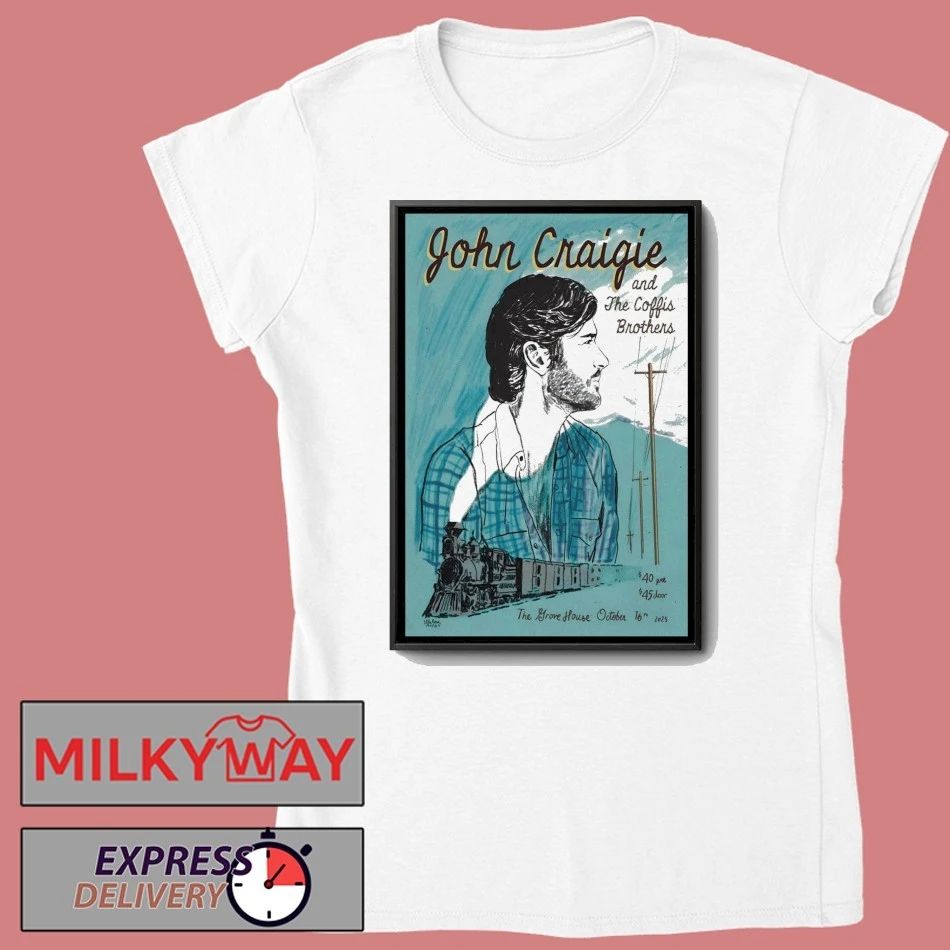 John Craigie Oct 16 2025 The Grove House Mariposa CA Poster shirt