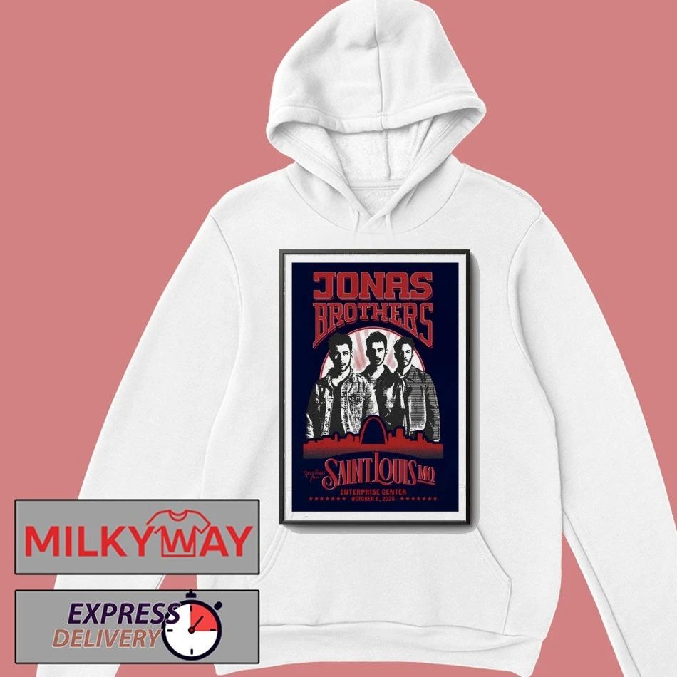 JONAS20 Greetings from Your Hometown Tour Oct 12 2025 Saint Louis MO Poster shirt