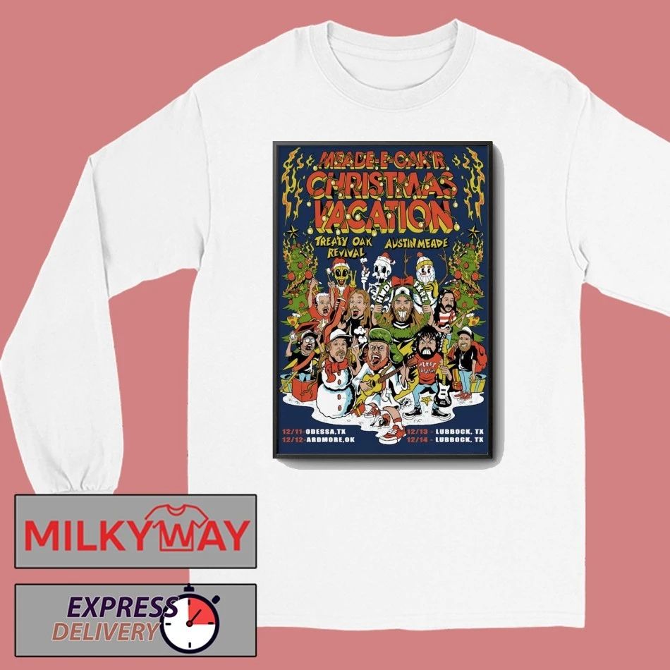 Austin Meade And Treaty Oak Revival Dec 12 2025 Ardmore OK Poster shirt