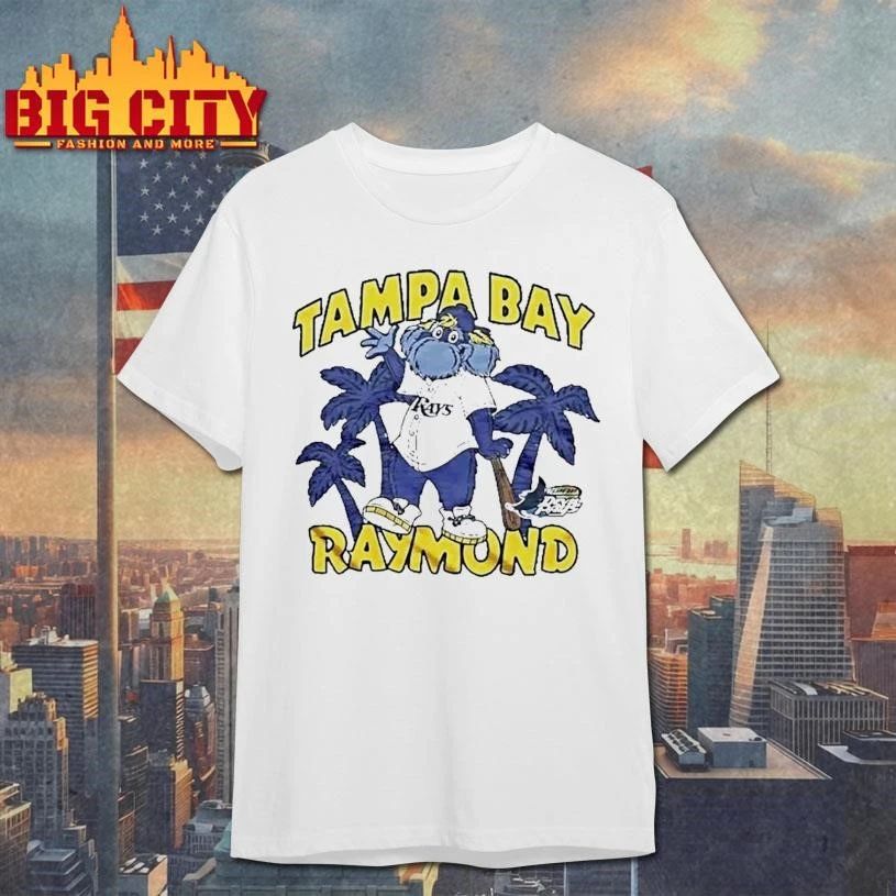 Tampa Bay Rays Raymond Mascot By Homage Baseball Shirt